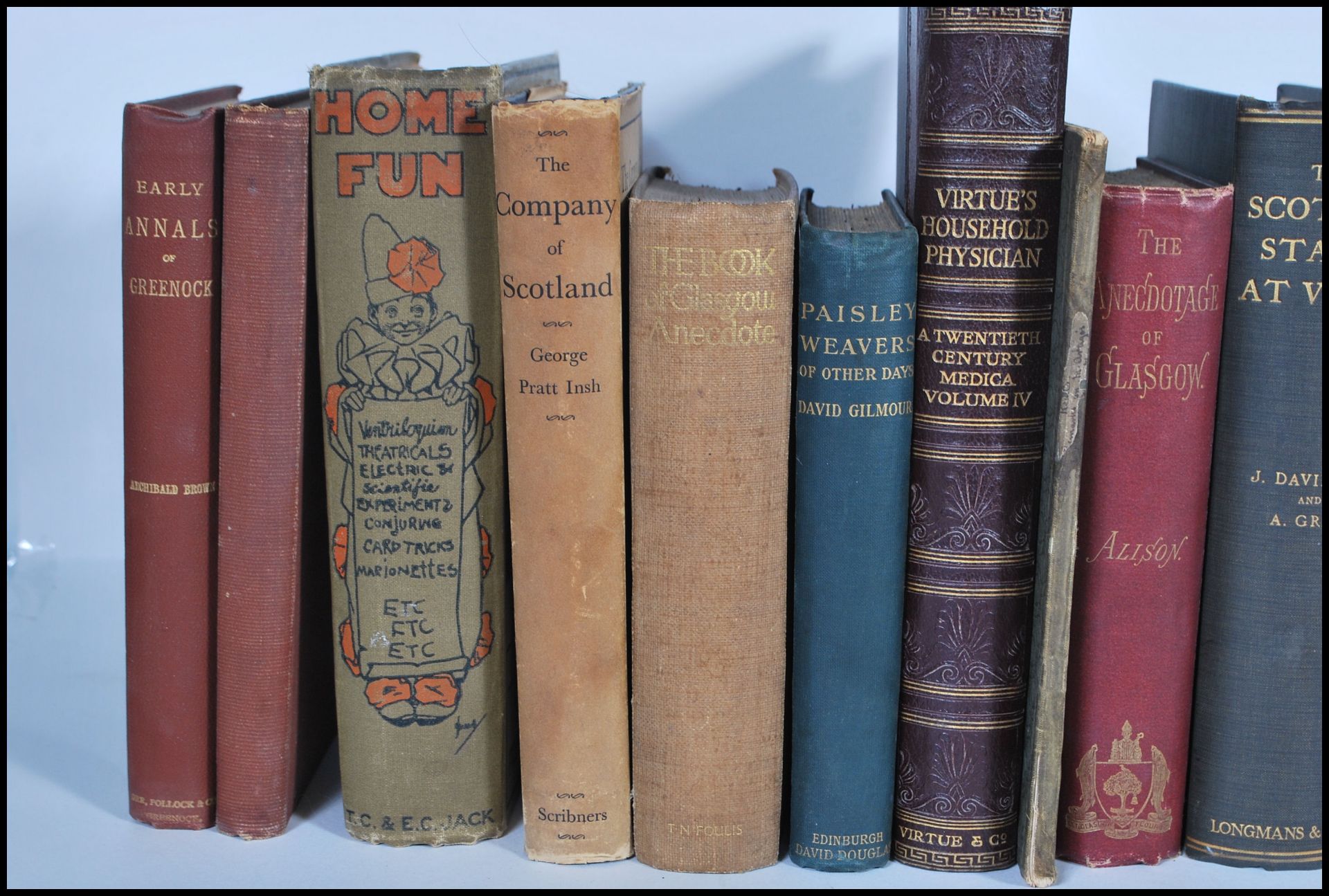 A collection of late 19th Century and early 20th Century non fiction books concerning Scotland to - Bild 2 aus 6
