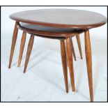 Lucian Ercolani - Ercol - Pebble - A vintage mid 20th Century set of three beech and elm wood nest