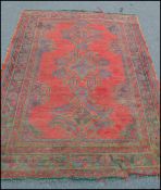 A 20th Century Persian Islamic hand made rug carpe