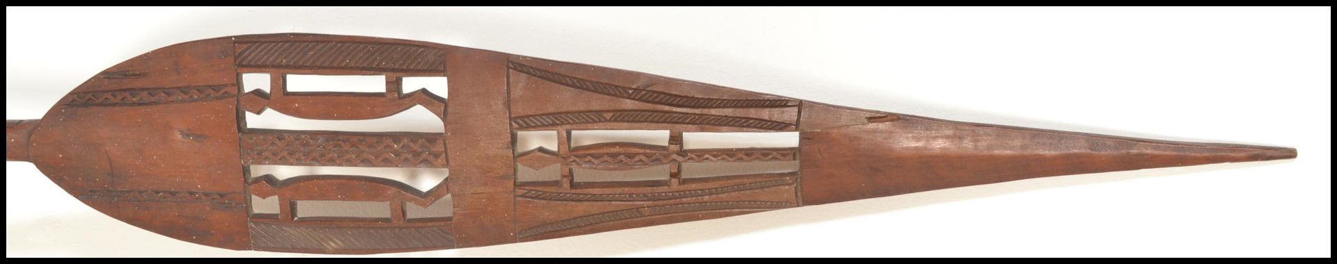 A 20th Century African tribal hardwood ceremonial - Image 2 of 5