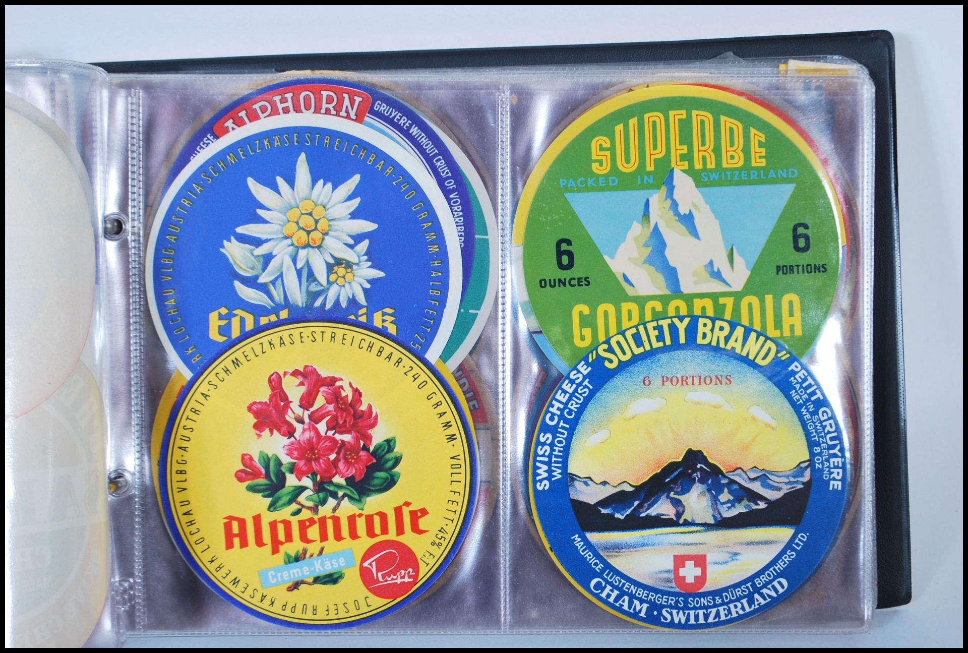 A vast collection of vintage 20th Century Cheese Labels from across Europe and England to include - Bild 3 aus 17