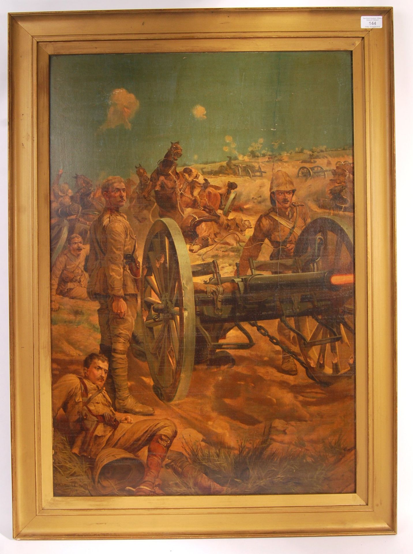 RICHARD CATON WOODVILLE JR FRAMED BOER WAR PRINT - Bild 2 aus 5