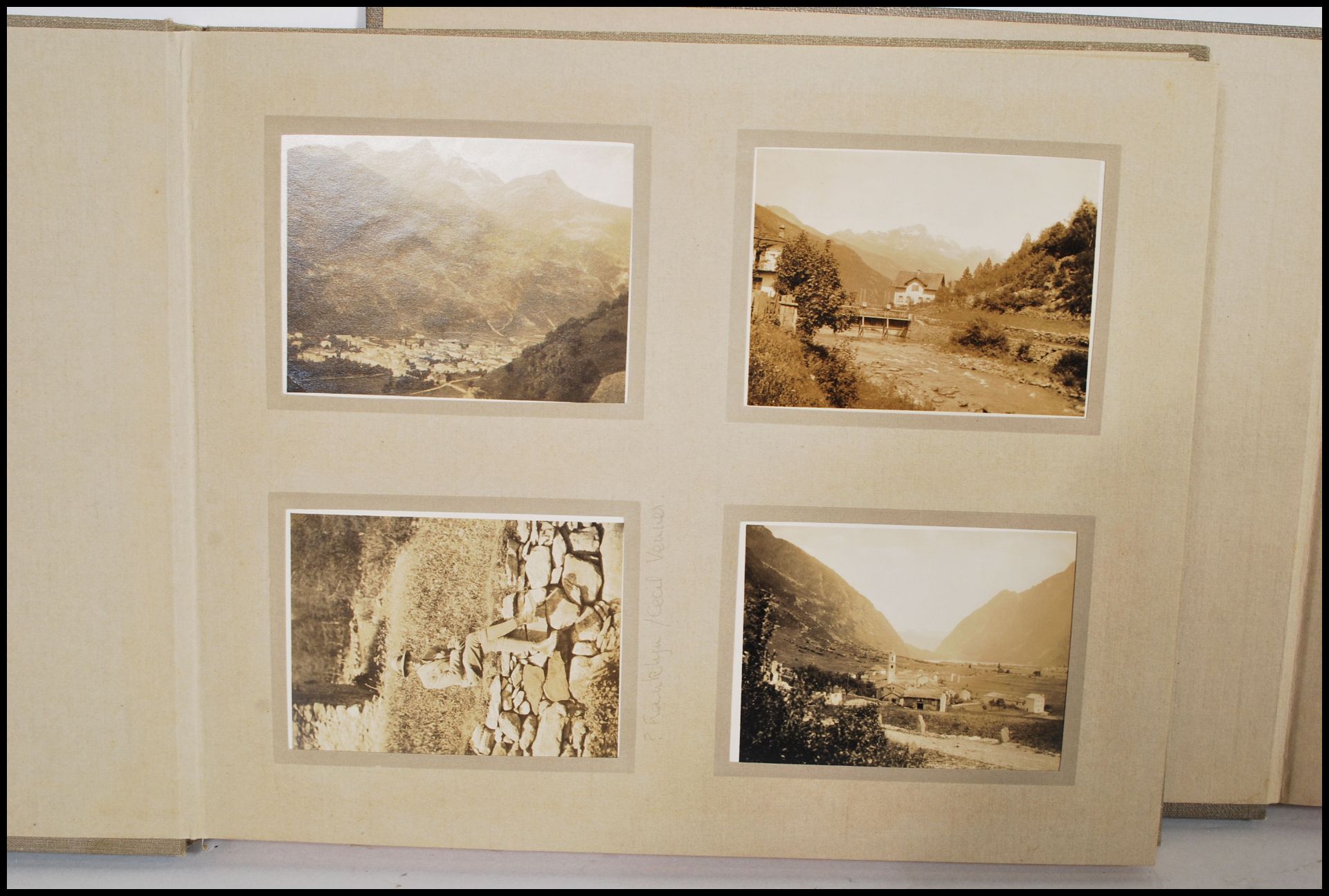 Three Photograph albums circa 1920/30's of trips to Norway and Switzerland showing skiing, - Image 2 of 16