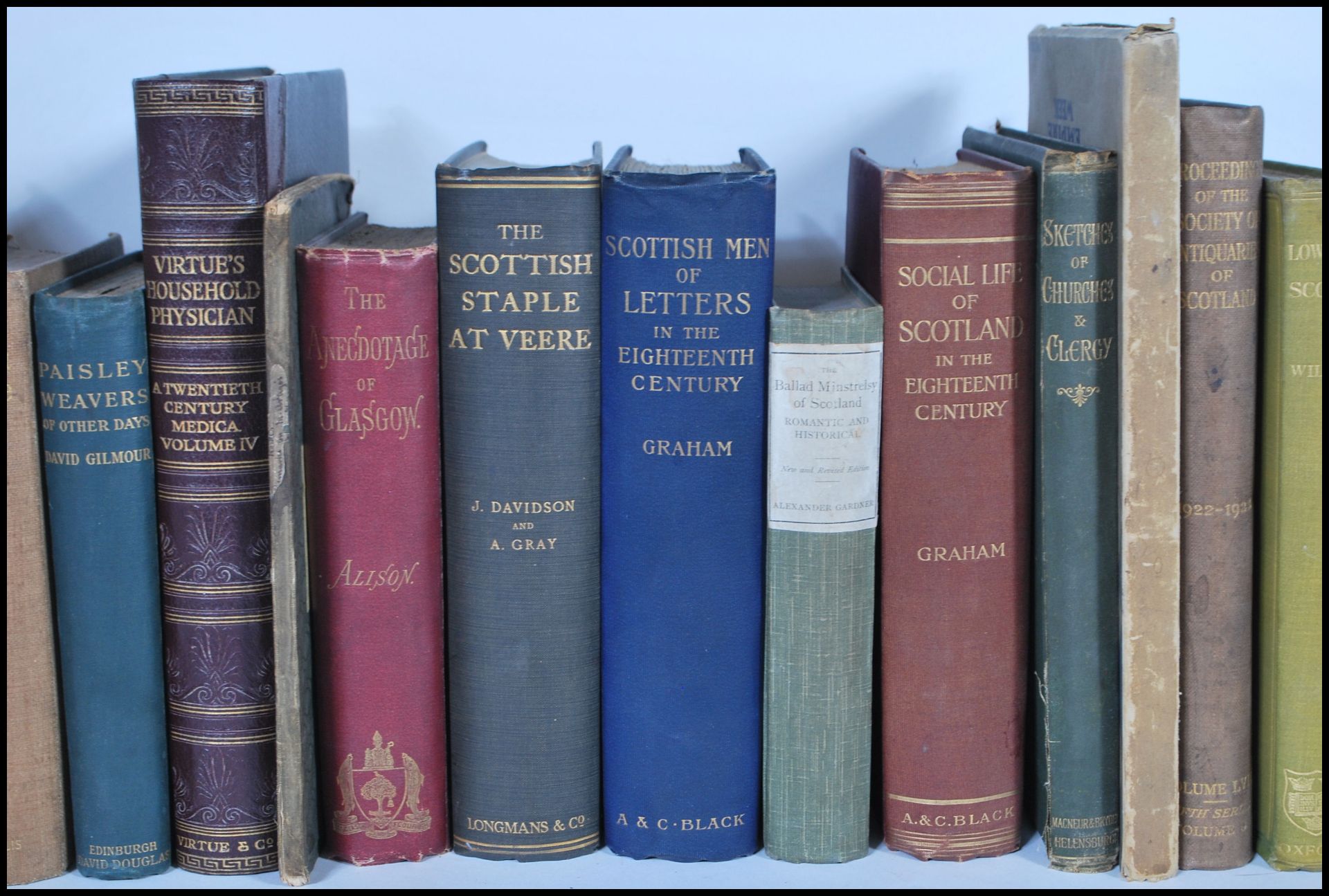 A collection of late 19th Century and early 20th Century non fiction books concerning Scotland to - Bild 3 aus 6