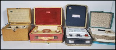 A group of vintage retro portable radios to include Sky Casket 1950's retro transistor radio, Gaiety