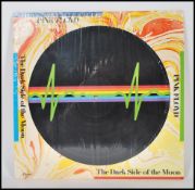 Pink Floyd - ' Dark Side Of The Moon ' original long play LP vinyl record picture disc. Retaining
