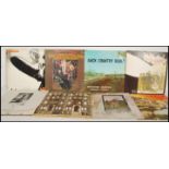 A collection of vinyl long play LP record albums mostly Led Zeppelin including Led Zeppelin III,