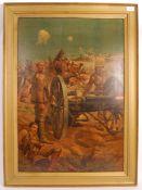 RICHARD CATON WOODVILLE JR FRAMED BOER WAR PRINT