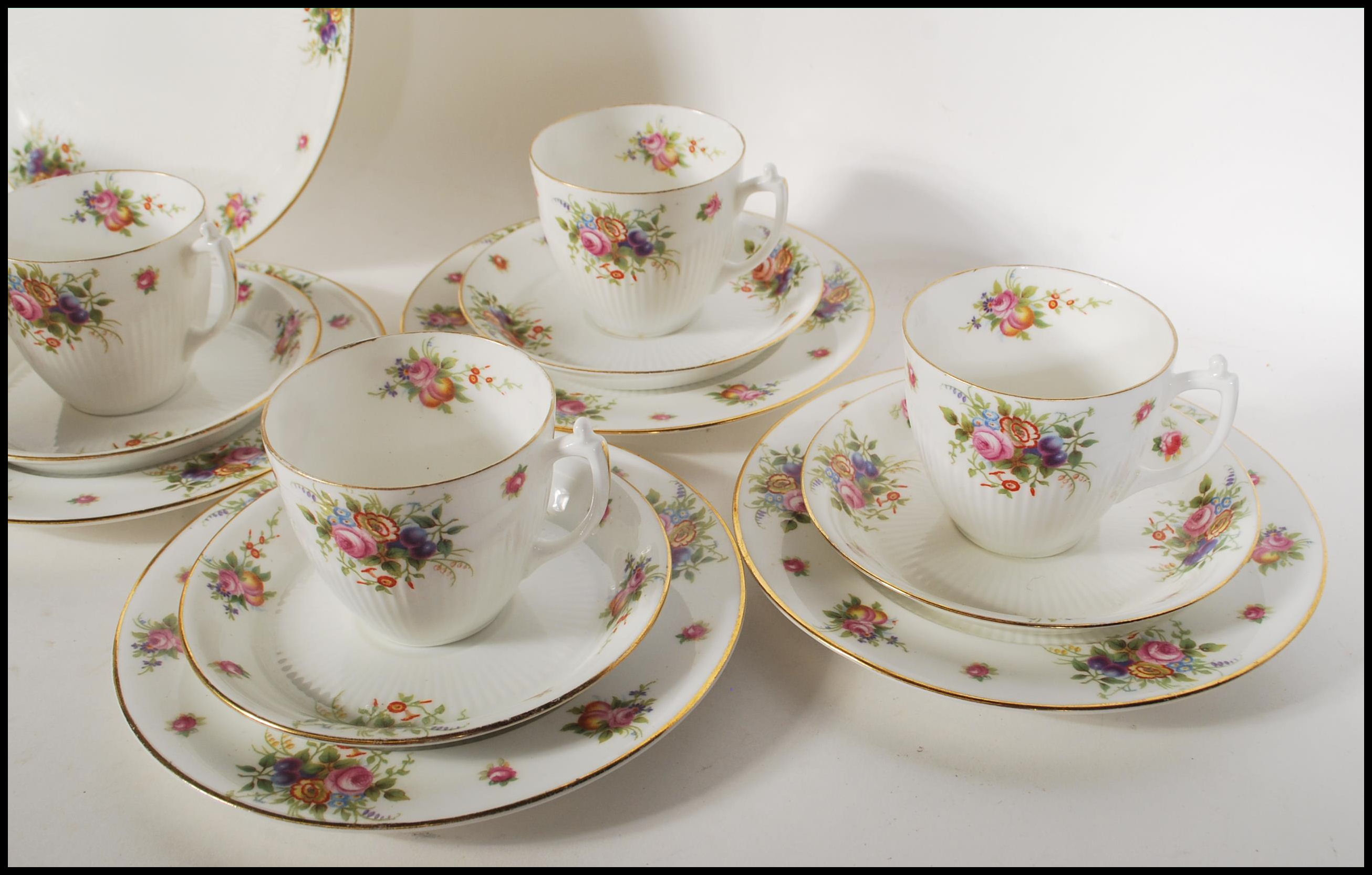 A early 20th Century Edwardian Royal Doulton tea s - Image 6 of 8