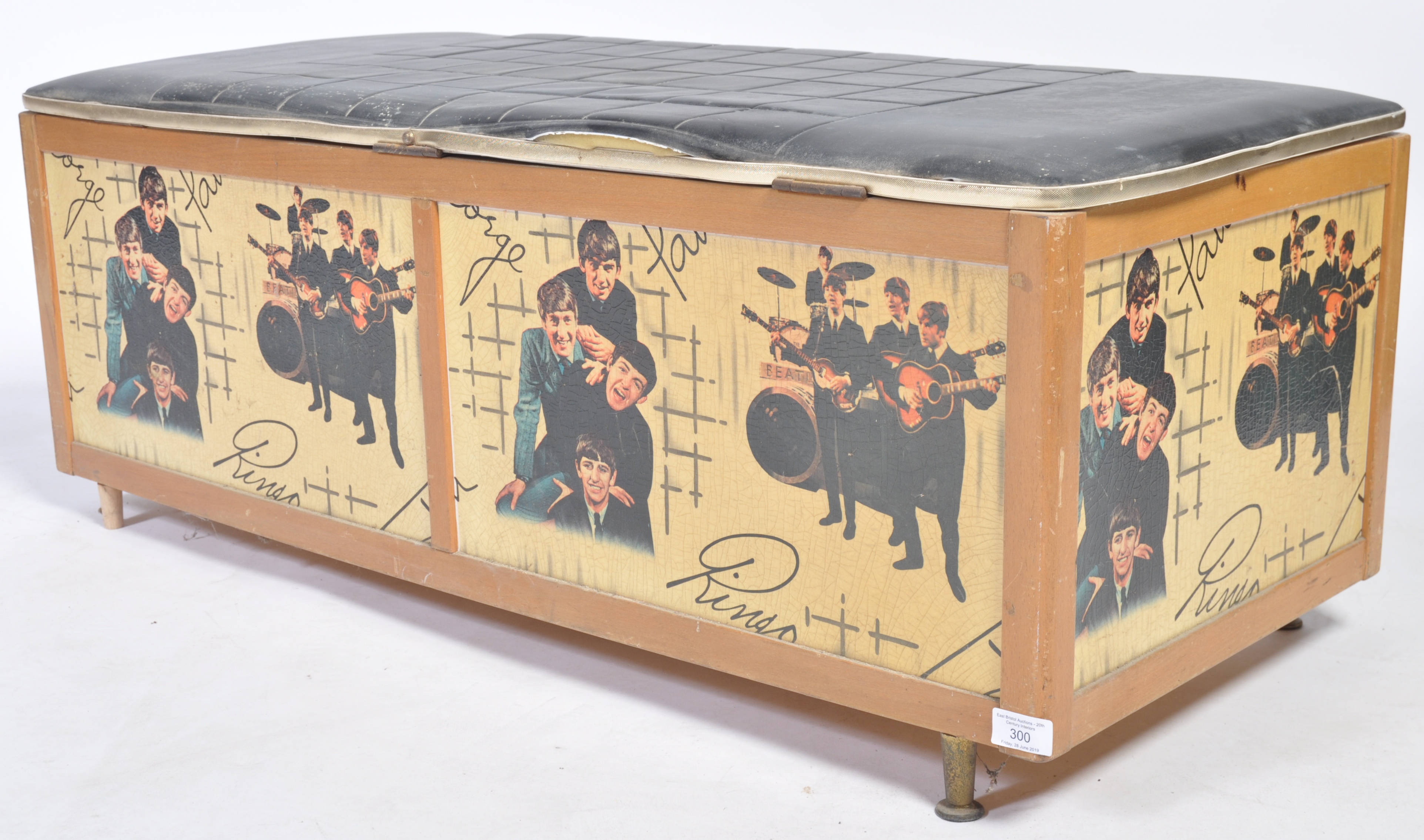 RARE 1960'S BEATLES OTTOMAN / BLANKET BOX BY AVALO - Image 2 of 8
