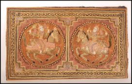 A South East Asian / Thai embroidered wall panel d