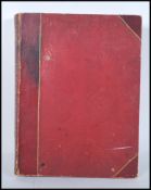 A 19th Century first edition leather bound and gil