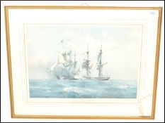 After Derek Gardner - A signed naval related print