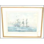 After Derek Gardner - A signed naval related print