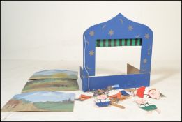 VINTAGE PUPPET THEATRE WITH PUPPETS