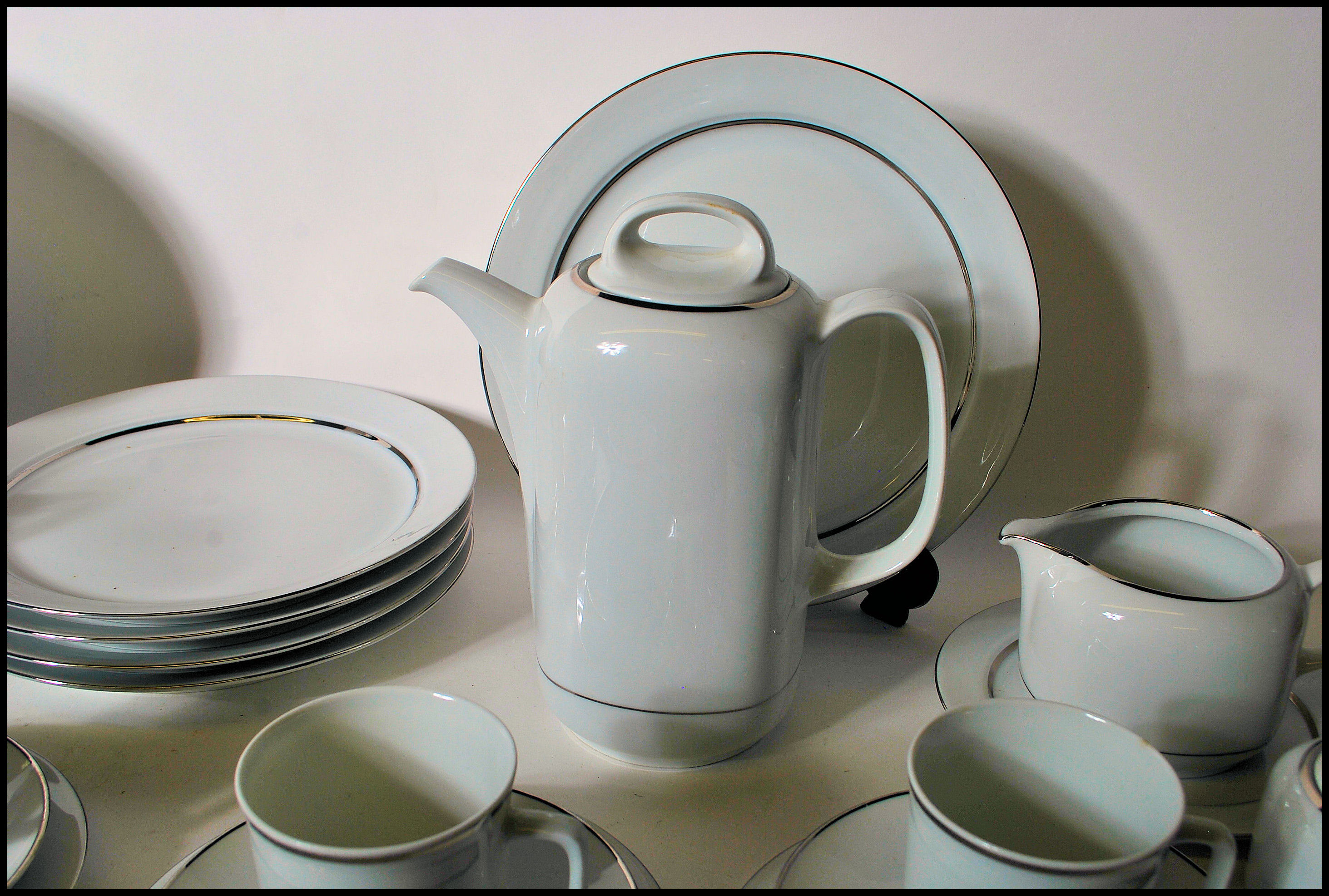 Eschenbach Bavaria, German China Coffee Set compri - Image 6 of 8