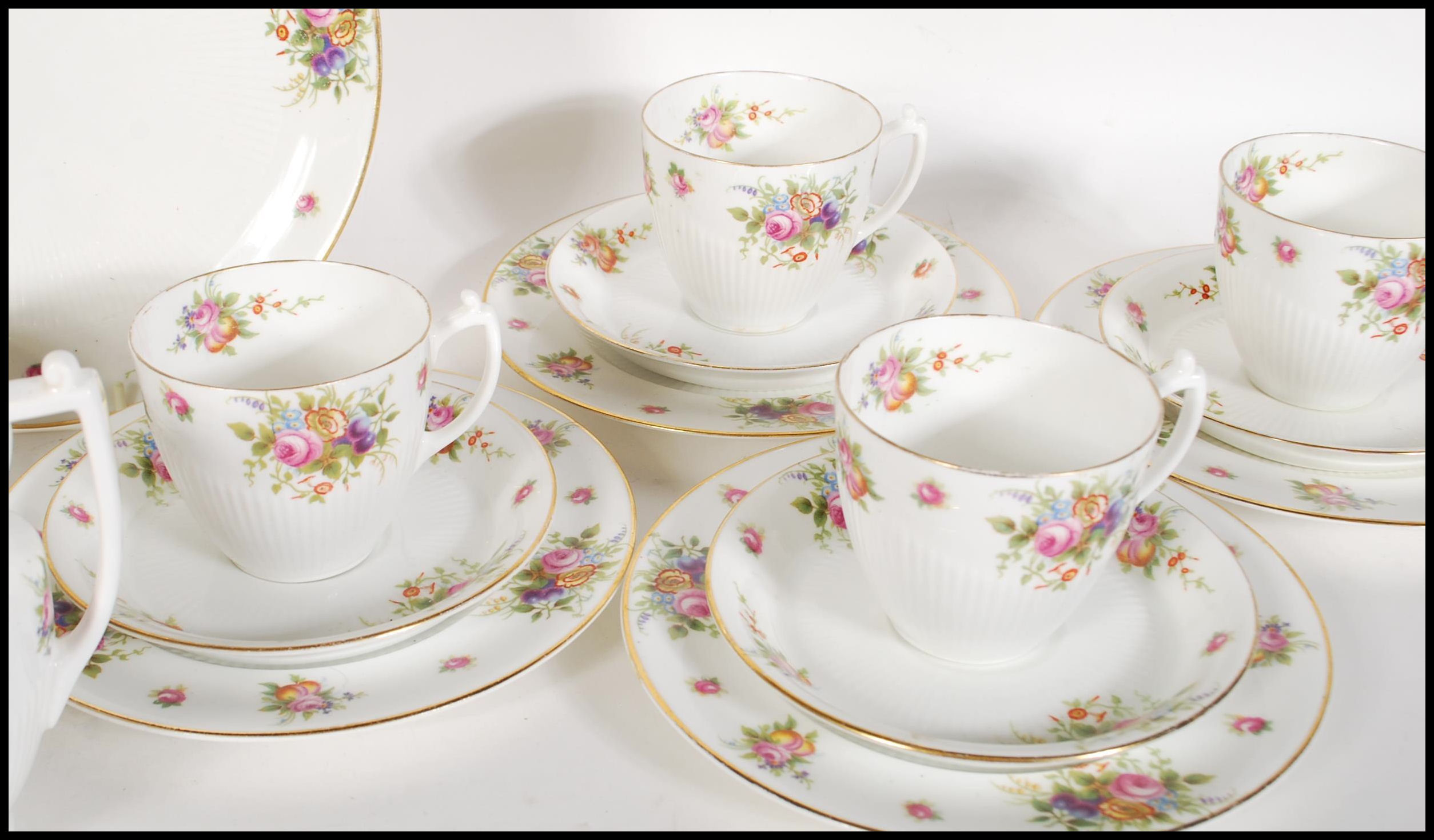 A early 20th Century Edwardian Royal Doulton tea s - Image 5 of 8