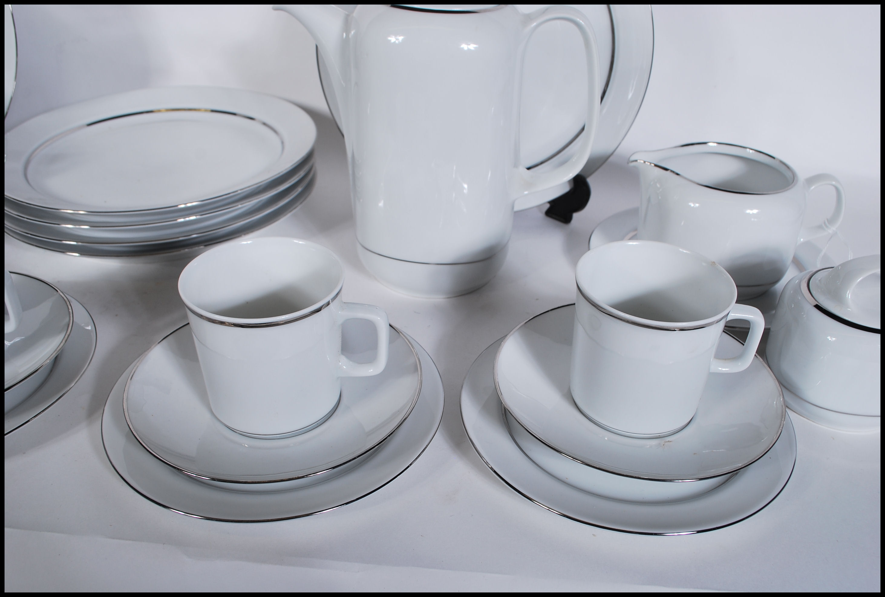 Eschenbach Bavaria, German China Coffee Set compri - Image 5 of 8