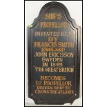 A 20th Century fibreglass made advertising sign, n