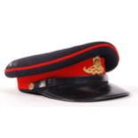 1950'S ROYAL ARTILLERY OFFICER'S DRESS CAP