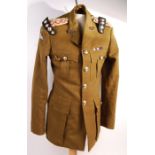 POST WWII BRITISH ARMY PARACHUTE CAPTAINS DRESS JA