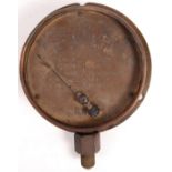 ORIGINAL BRASS CASED GWR TRAIN PRESSURE GAUGE