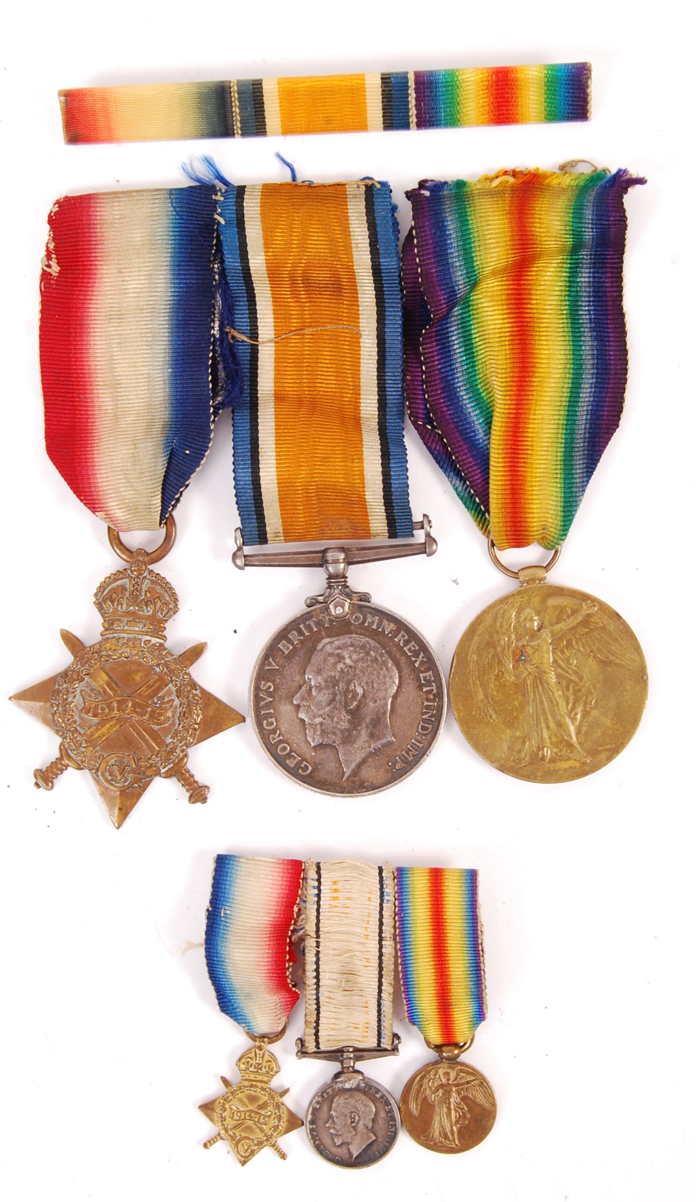 WWI FIRST WORLD WAR MEDAL TRIO TO CORPORAL IN THE