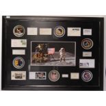 RARE NASA APOLLO MISSIONS ALL 12 MOONWALKERS AUTOG