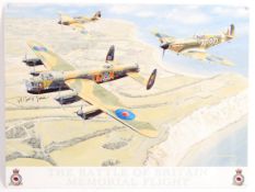 BATTLE OF BRITAIN MEMORIAL FLIGHT AUTOGRAPHED META