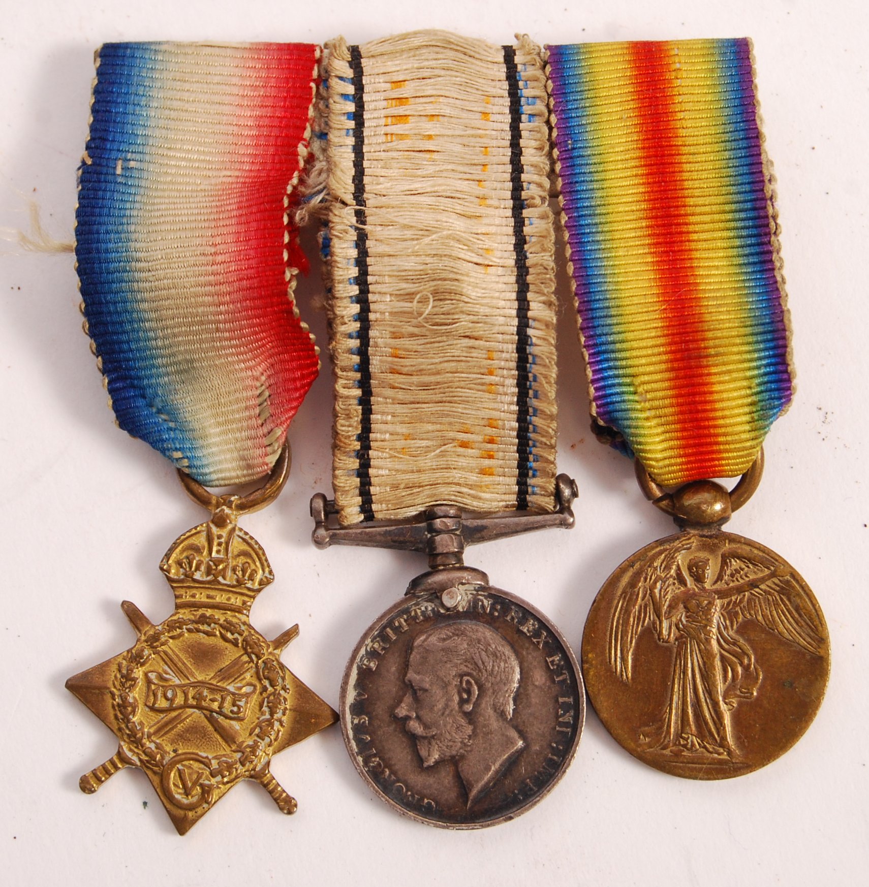 WWI FIRST WORLD WAR MEDAL TRIO TO CORPORAL IN THE - Image 3 of 11