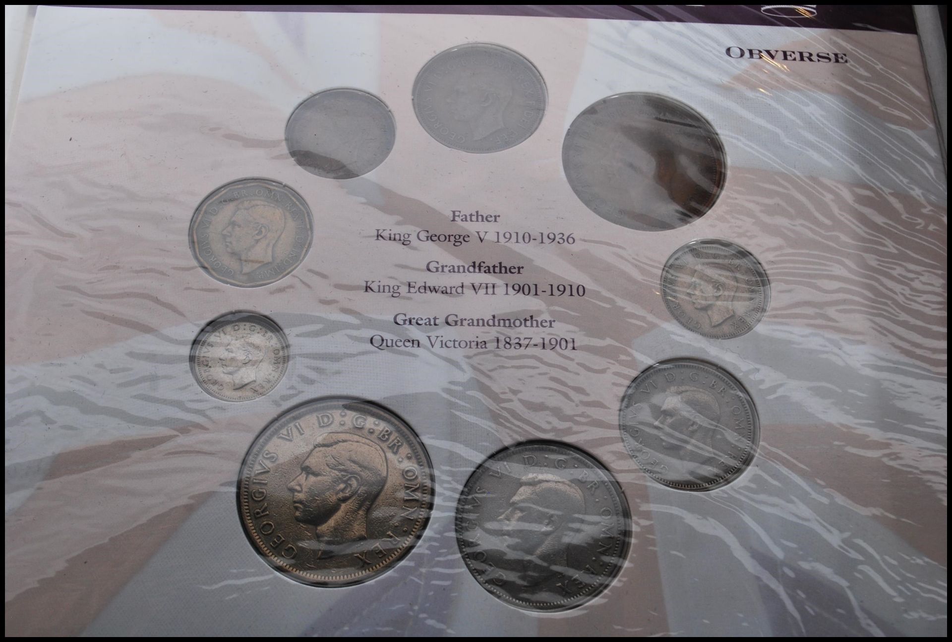 BRITANNIA THE COIN AND BANKNOTE TRIBUTE SET with a certificate, in a fitted case, blue Bank of - Image 7 of 12