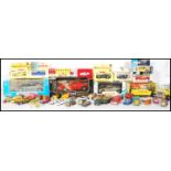 A collection of cars to include diecast 1:18 scale Burago  Ferrari 350, Bugatti 3B110, smaller scale