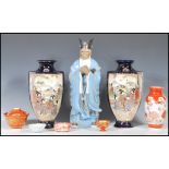 A collection of Japanese ceramics and porcelain dating form the early 20th Century to include a