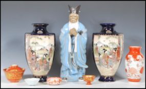 A collection of Japanese ceramics and porcelain dating form the early 20th Century to include a