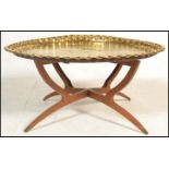 A mid 20th Century Eastern / asiatic occasional metamorphic folding coffee / side table the large