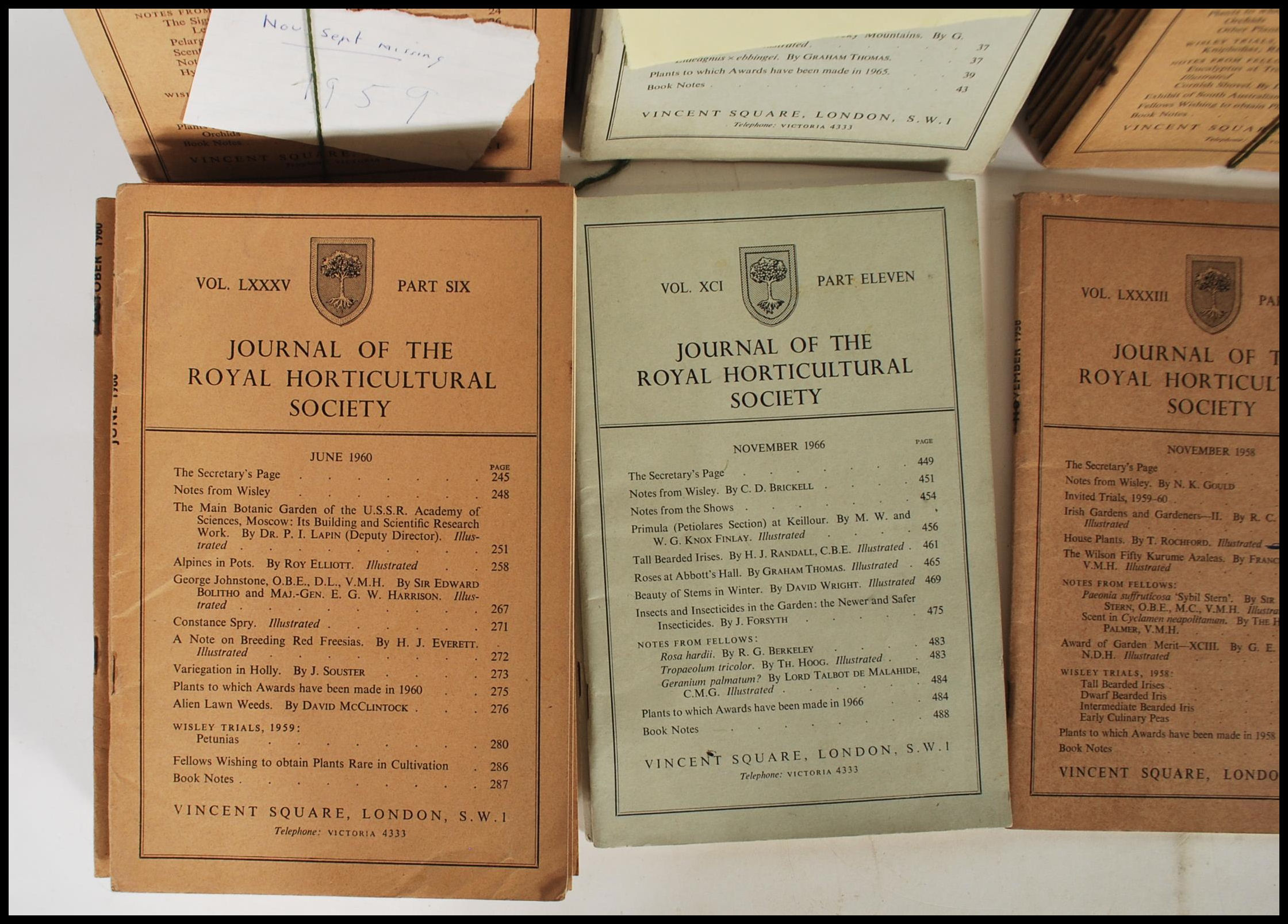 A quantity of the Journal of the royal horticultur - Image 5 of 15