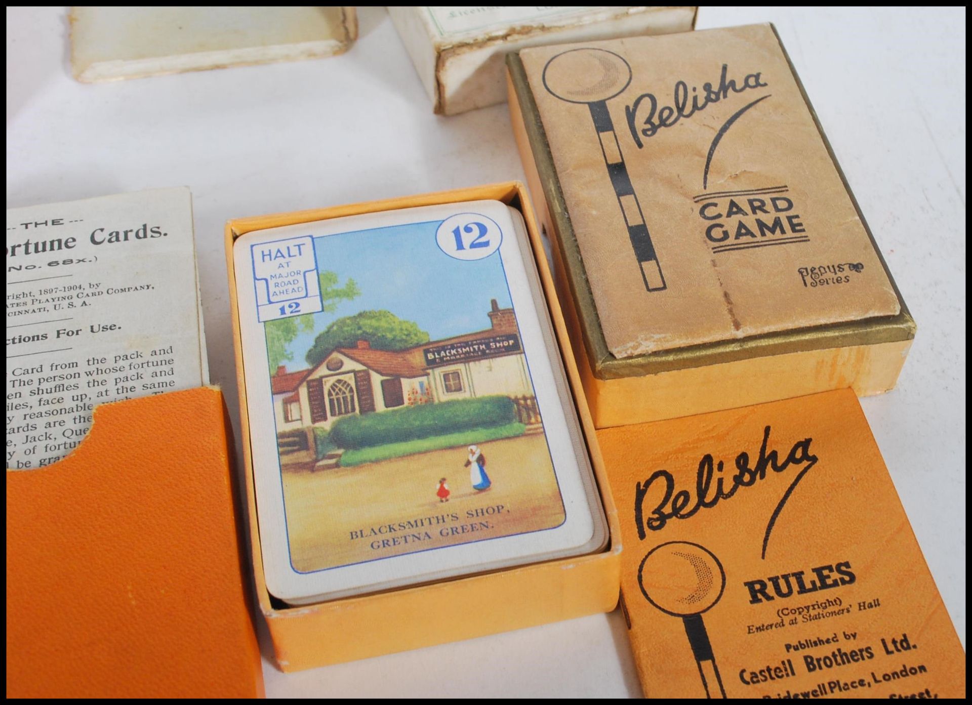 A small group of vintage 20th Century playing cards to include Belisha card game Pepys series, 68x - Bild 5 aus 7