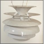 After Poul Henningsen - Snowball Lamp - A late 20th century retro vintage ceiling light lamp fixture
