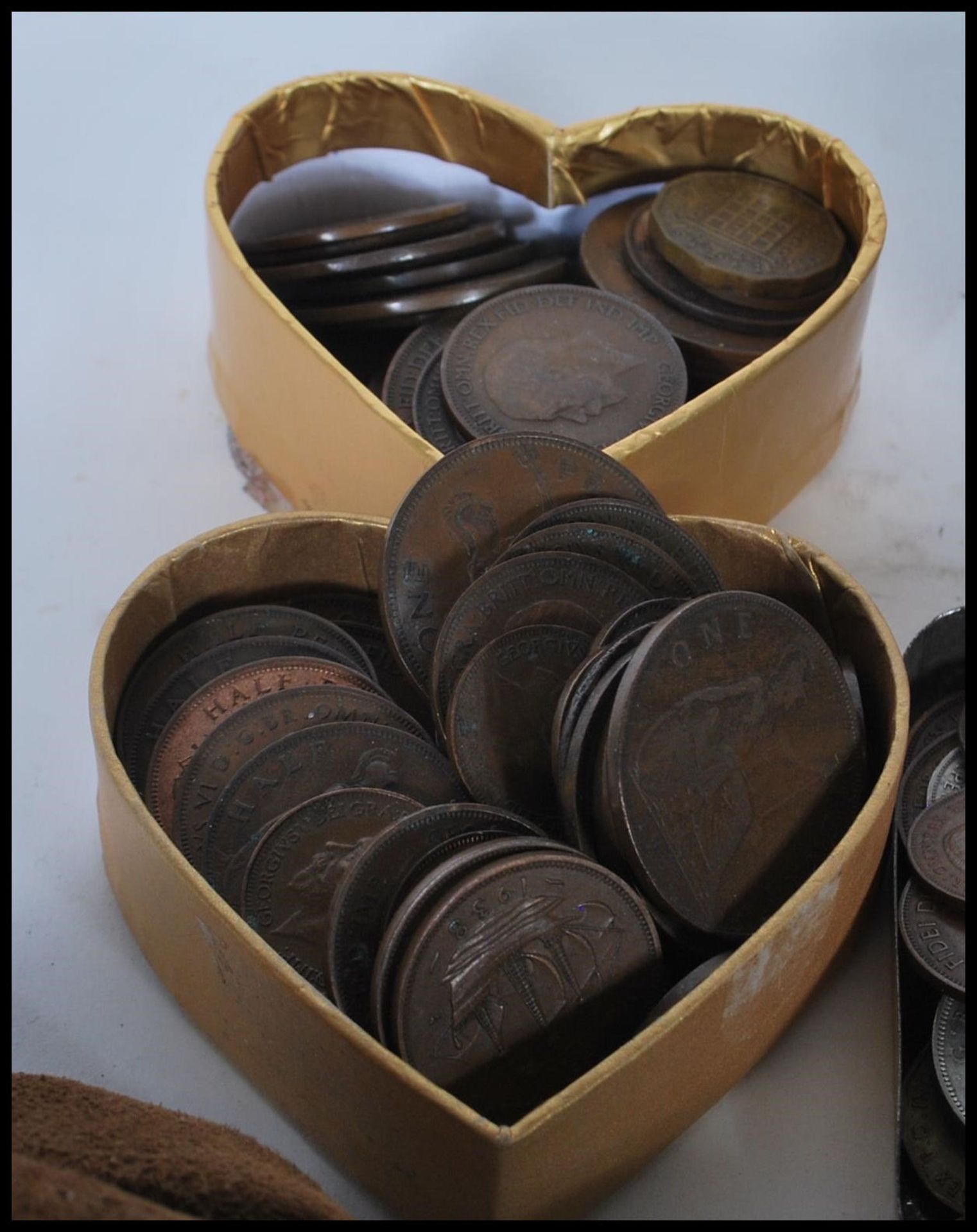 A collection of pre decimal coins dating from the 18th Century onwards to include a George III - Image 10 of 10