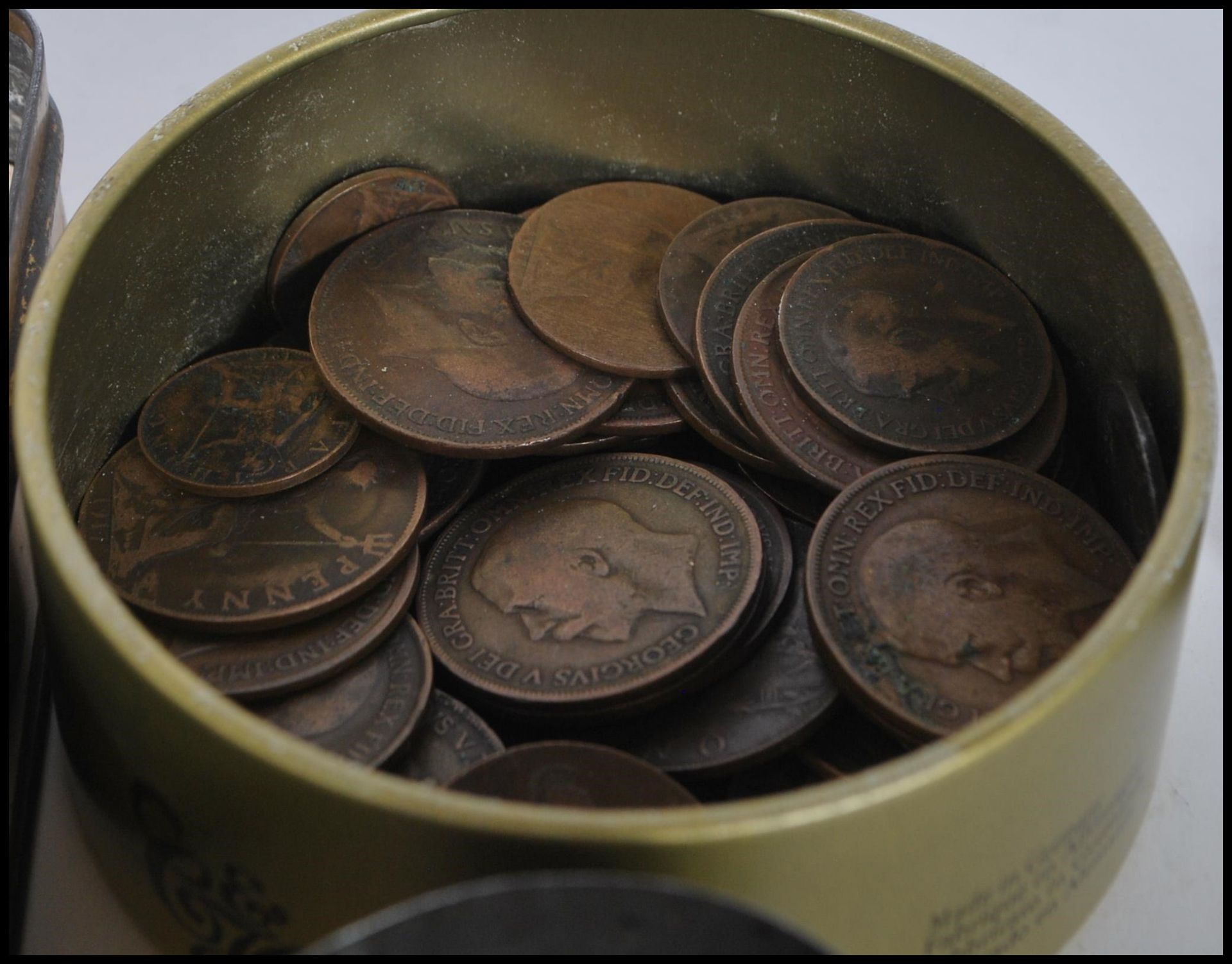 A collection of pre decimal coins dating from the 18th Century onwards to include a George III - Image 7 of 10