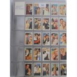 A collection of vintage Gallagher's Cinema / Film star related cigarette cards / trade cards to