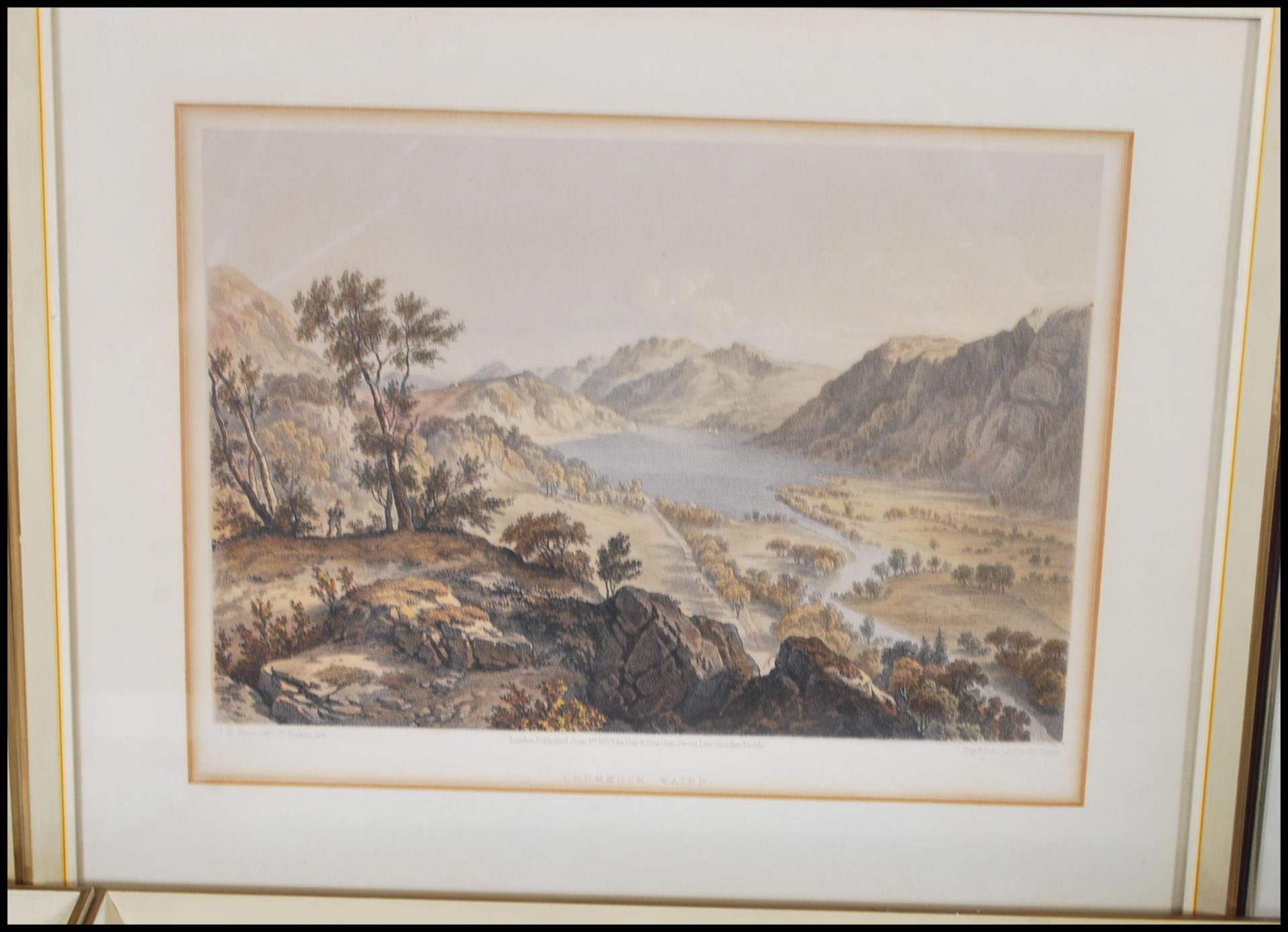 A collection of Lake District colour lithograph prints from 'The Lake Scenery of England' by J B - Bild 4 aus 8