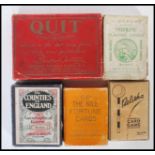 A small group of vintage 20th Century playing cards to include Belisha card game Pepys series, 68x