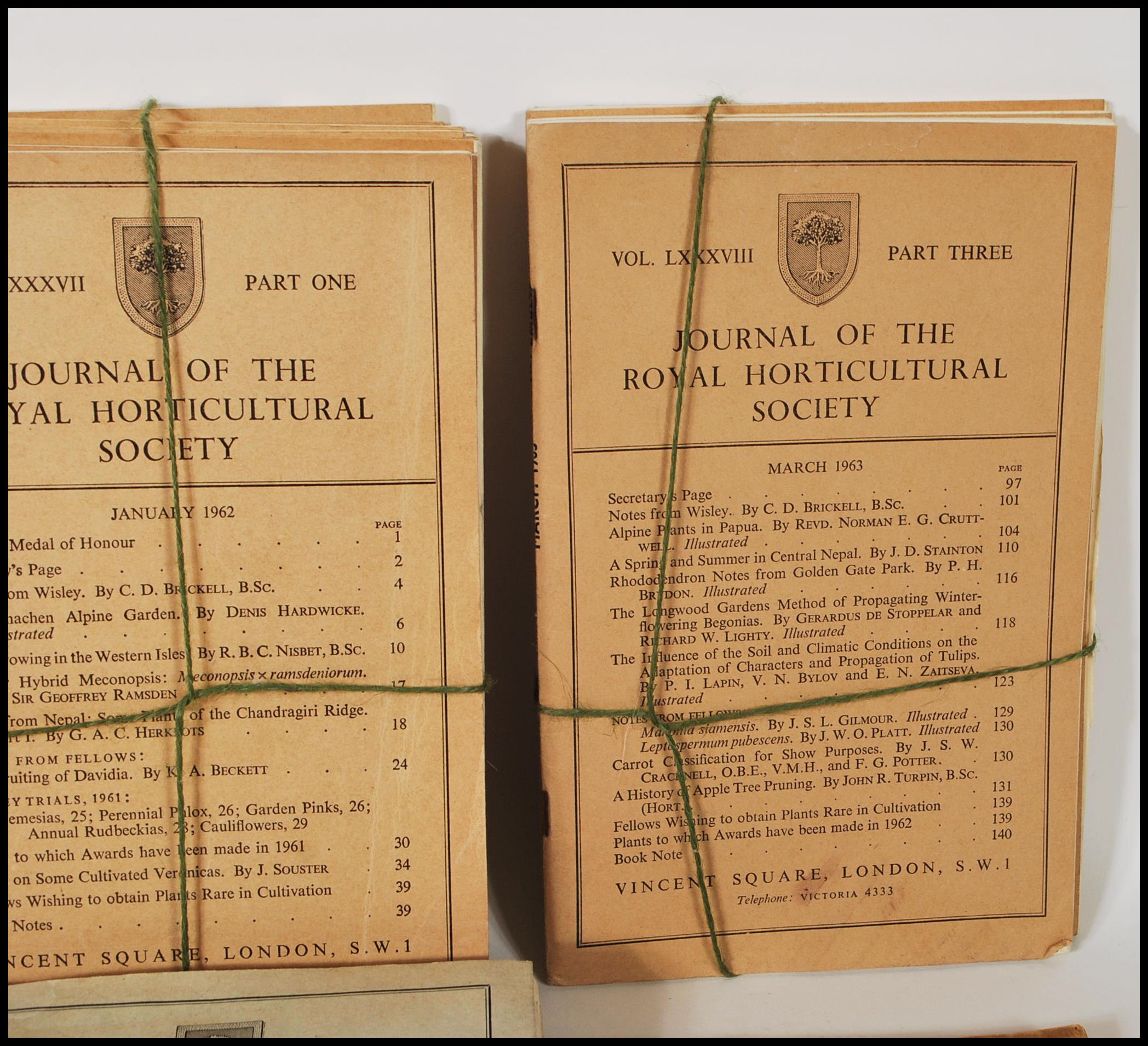 A quantity of the Journal of the royal horticultur - Image 4 of 15