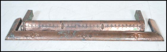 Two early 20th Century copper fire fenders one bei