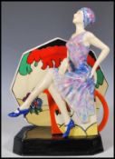 Kevin Francis produced by Peggy Davies Ceramics limited edition ceramic figure ' Tea with Clarice