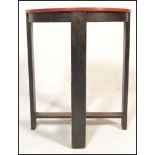 A rare 1930's Art Deco cafe table believed to have originally been in a theatre or cinema cafe in