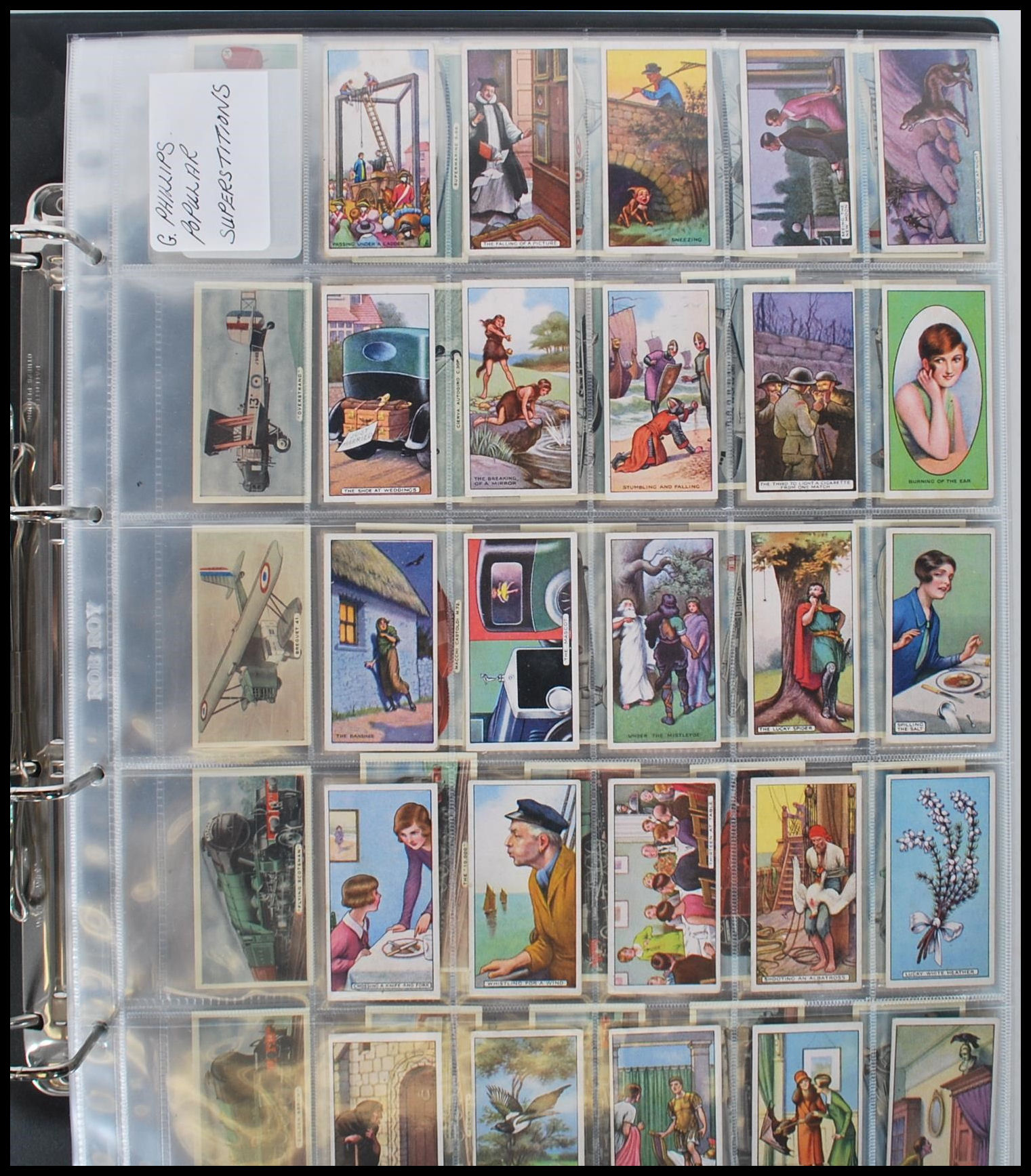 A good vintage early 20 mid 20th Century cigarette card collection of complete sets  to include