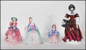 A group of three early 20th Century Royal Doulton figurines to include Bo Peep Rd No 820495 HN 1810,