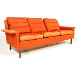 RARE 1960'S DANISH THREE SEATER SOFA BY FRITZ HANS